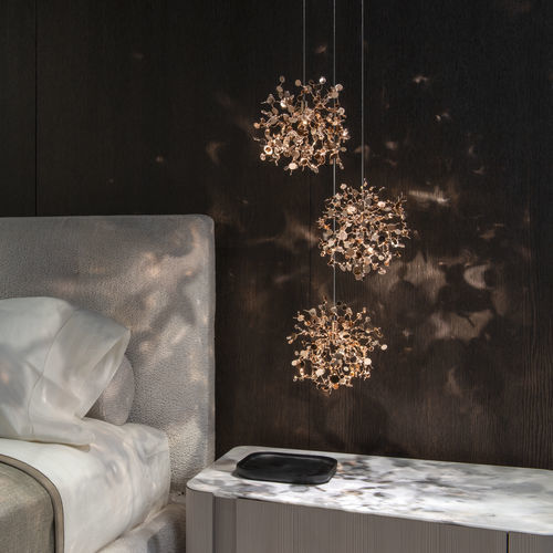 Hängelampe - ARGENT MON BIJOU - TERZANI - Edelstahl / modern / mit Kabel