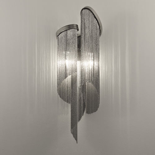Moderne Wandleuchte - STREAM - TERZANI - für den Innenraum / Metall / Skulptur