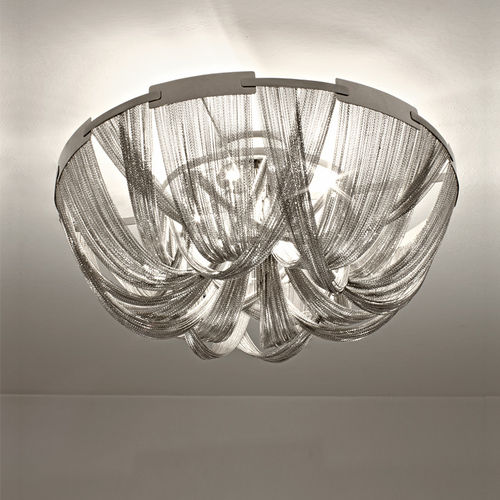 Moderne Deckenleuchte - SOSCIK - TERZANI - rund / Metall / LED