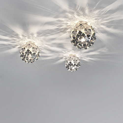 Moderne Deckenleuchte - M57L - TERZANI - rund / Metall / Halogen