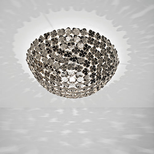 Moderne Deckenleuchte - M43L - TERZANI - rund / Metall / Halogen