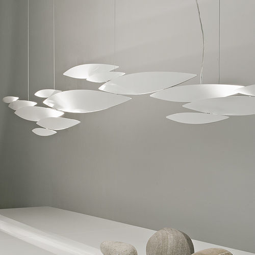 Hängelampe - I LUCCI ARGENTATI - TERZANI - Nickel / modern / mit Kabel