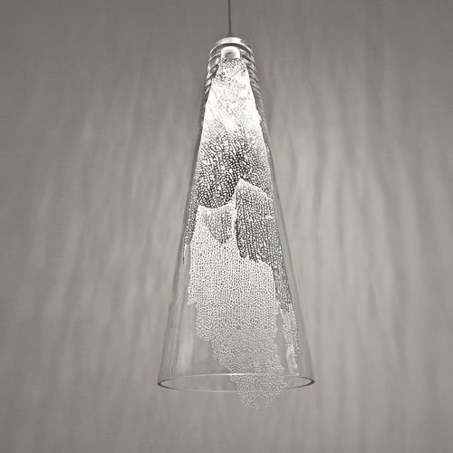 Hängelampe - FRAME - TERZANI - Borosilikatglas / modern / mit Kabel