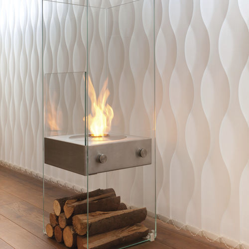 Bioethanol-Kamin - GHOST - EcoSmart Fire - freistehend / bodenstehend / ohne Abzug