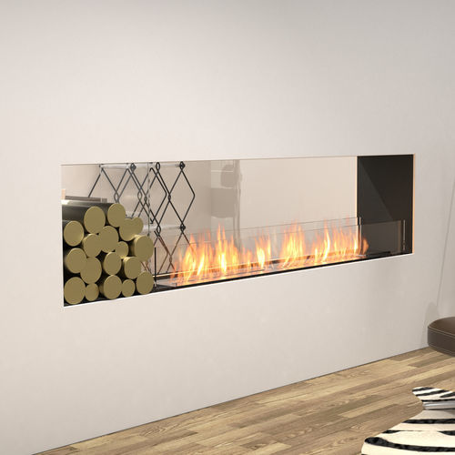 Doppelseitiger Kamineinsatz - FLEX DOUBLE-SIDED - EcoSmart Fire - Bioethanol / Stahl / modern