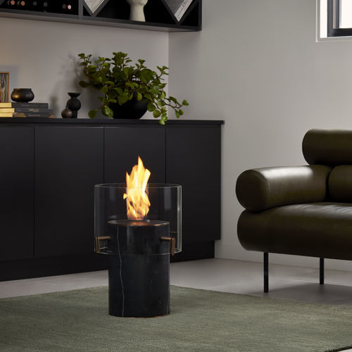Bioethanol-Kamin - Pillar 3T - EcoSmart Fire - freistehend / Insel / mit 4 Sichtseiten