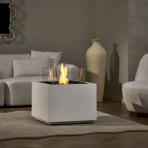 Garten-Feuerstelle / Gas - Sidecar 24 - EcoSmart Fire - Bioethanol / Beton / Edelstahl