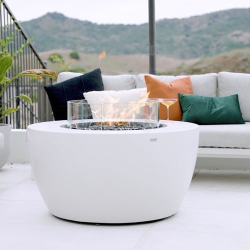 Garten-Feuerstelle / Bioethanol - POD 40 - EcoSmart Fire - Gas / Beton / Edelstahl