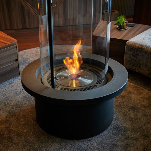Runde Bioethanol-Brennkammer - AB3 - EcoSmart Fire - modern / einbaufähig / Dekor