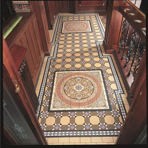 Keramikfliesen - PALMERSTON 36 TILE SET - ORIGINAL STYLE - poliert / für den Innenraum / bodenstehend