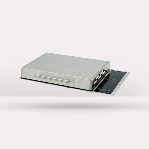 Elektro-Grill - FRONTIER HALF HEIGHT LID - Kenyon - Tisch / Edelstahl