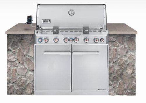 Gas-Gartengrill - SUMMIT® S-660™ - Weber USA - Einbau / Edelstahl