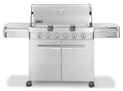 Gas-Gartengrill - SUMMIT® S-620 - Weber USA - auf Rollen / Edelstahl