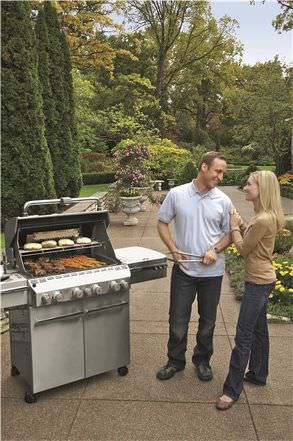 Gas-Gartengrill - SUMMIT® S-470 - Weber USA - für professionellen Einsatz / auf Rollen / Edelstahl