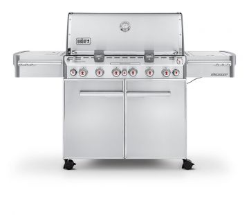Gas-Gartengrill - SUMMIT® S-670™ - Weber USA - auf Rollen / Edelstahl