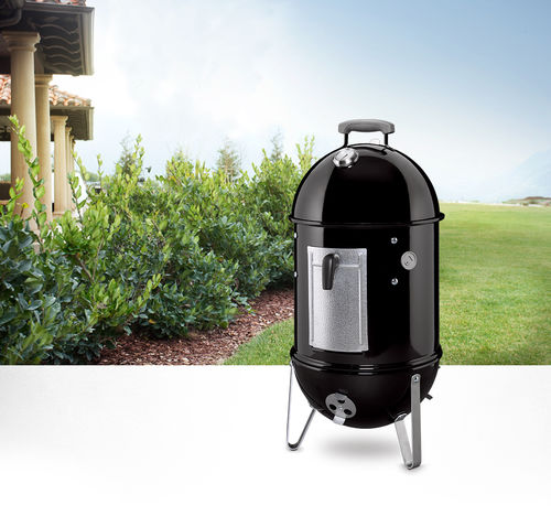 Holzkohle-Gartengrill - SMOKEY MOUNTAIN 14.5" - Weber USA - bodenstehend / Stahl