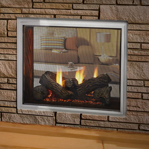 Gaskamin - FORTRESS - heatilator - traditionell / geschlossene