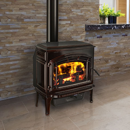 Holz-Kaminofen - EXPLORER II - QUADRA-FIRE - 10 kW...20 kW / traditionell / Metall
