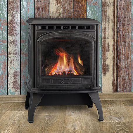 Gaskaminofen - GARNET - QUADRA-FIRE - 0 - 5 kW / traditionell / Metall