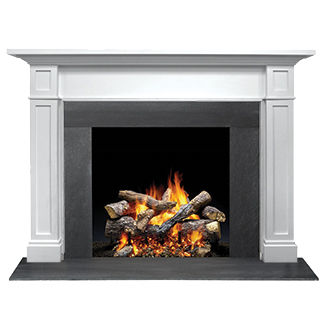 Klassische Kaminumrandung - ACADIA FLUSH - QUADRA-FIRE - Marmor