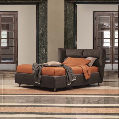 Doppelbett - SANDI - DORELAN - modern / Polster / Kopfteil