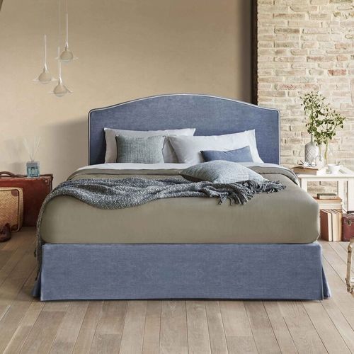 Kopfteil für Doppelbetten - PEARL - DORELAN - modern / Stoff / braun