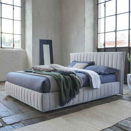 Doppelbett - DARRON - DORELAN - modern / Kopfteil / Polster