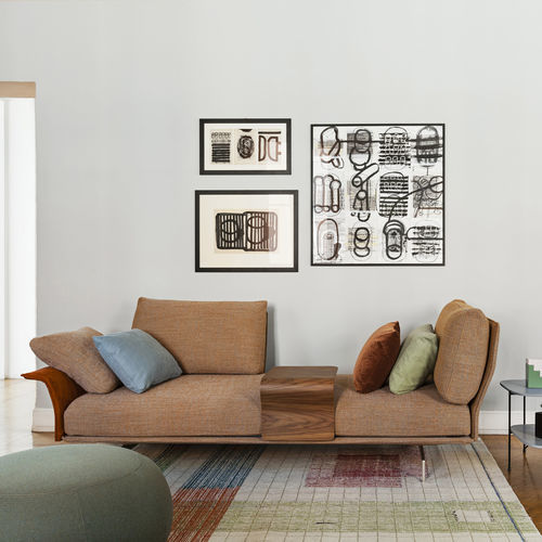 Modulsofa - AVANT-APRÈS - saba - modern / Stoff / Leder