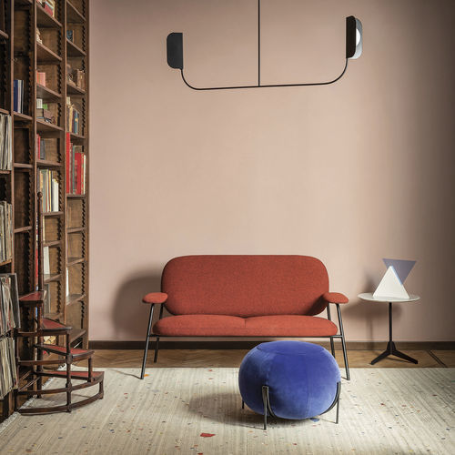 Modernes Sofa - PHILO - saba - Stoff / mit Armlehnen / mit abziehbarem Bezug