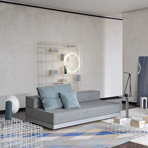 Bettsofa - BED & BREAKFAST - saba - modern / Stoff / grau