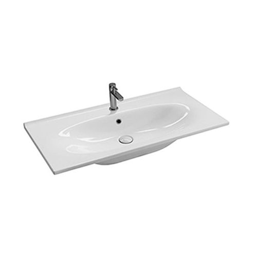 Wand-Waschbecken - Y1BQ01 - HATRIA srl - Keramik / rechteckig / 1-Loch