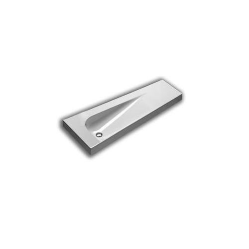 Wand-Waschbecken - Y0XT01 - HATRIA srl - Keramik / mit integrierter Waschtischplatte / ohne Öffnung