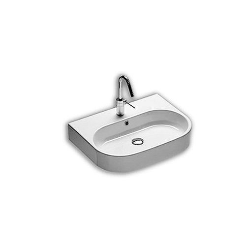 Wand-Waschbecken - Y0UH01 - HATRIA srl - Keramik / oval / 1-Loch
