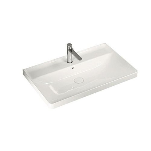 Wand-Waschbecken - Y1EK25 - HATRIA srl - Keramik / rechteckig / 1-Loch