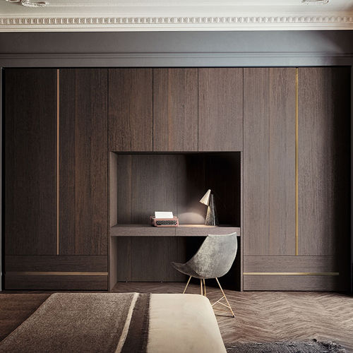 Modul-Kleiderschrank - NASTRO  - PIANCA - modern / hochglanzlackiertes Holz / Glas