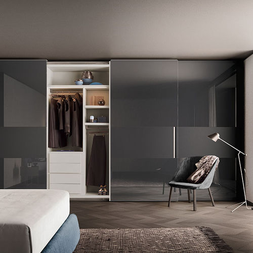 Modul-Kleiderschrank - VELA  - PIANCA - modern / lackiertes Holz / mit Schiebetür