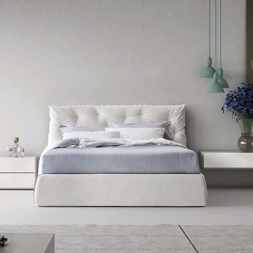 Doppelbett - IMPUNTO - PIANCA - modern / Polster / Kopfteil