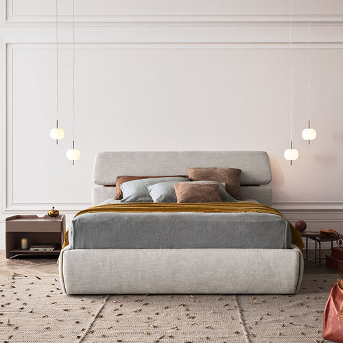Doppelbett - RIALTO  - PIANCA - modern / Polster / Kopfteil