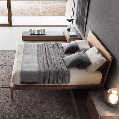 Doppelbett - SPILLO - PIANCA - modern / Polster / Kopfteil