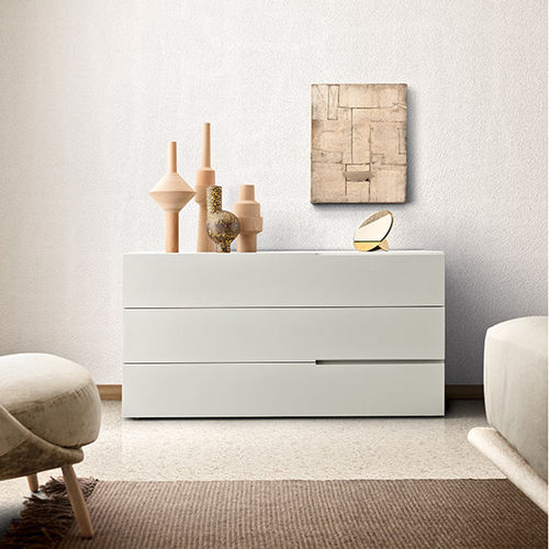 Moderne Kommode - SEGNO - PIANCA - lackiertes Holz / modular / 3 Schubladen