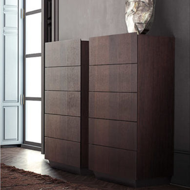 Moderner Chiffonnier - TOSCA  - PIANCA - Rosenholz / Ebenholz