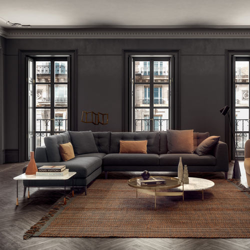 Modulsofa - TIME  - PIANCA - Eck / modern / Stoff