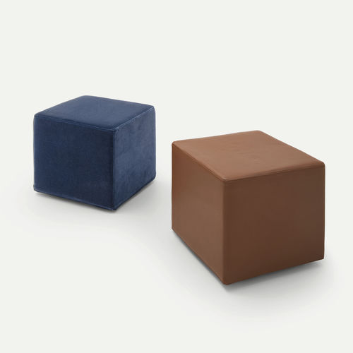 Modernes Sitzkissen - CUBO  - PIANCA - Stoff / Leder / Kunstleder