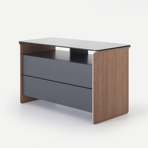 Moderne Kommode - Nota - PIANCA - lackiertes Holz / Sperrholz / mit Schublade