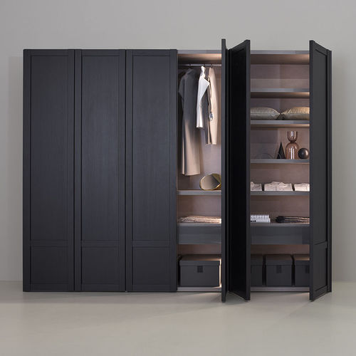 Moderner Kleiderschrank - VERONA  - PIANCA - Holz / mit Schwingtür / mit Schiebetür