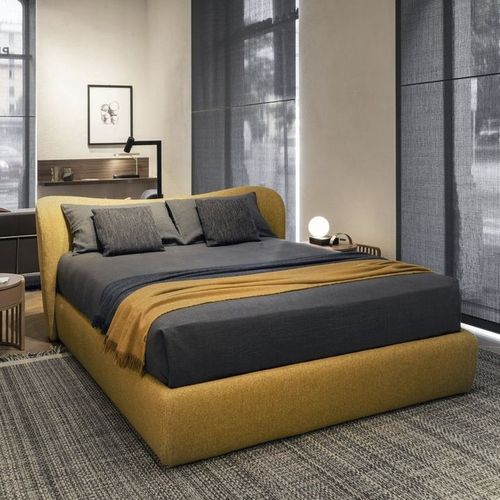 Doppelbett - EMBRACE - PIANCA - modern / Polster / Kopfteil