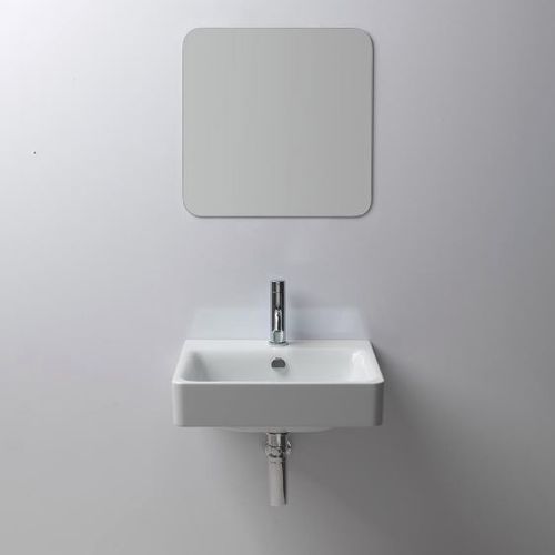 Wand-Waschbecken - SAND: 9085111 - GSI - Keramik / quadratisch / modern
