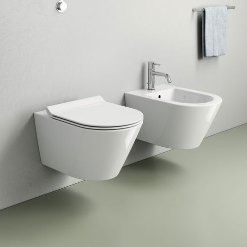 Wandhängendes WC - 941511 - GSI - Keramik / für Privatgebrauch / oval