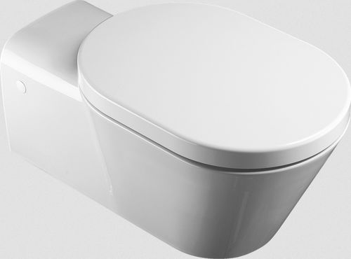 Wandhängendes WC - COMMUNITY: 761811 - GSI - Keramik / mit eingebauter Spülung / modern