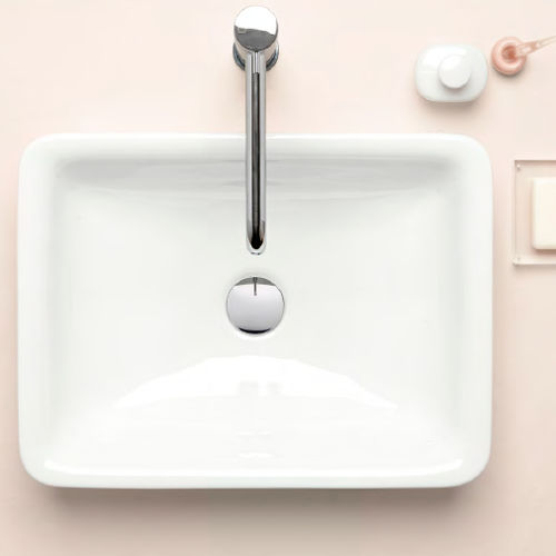 Aufsatzwaschbecken - SAND: 908311 - GSI - Keramik / rechteckig / modern